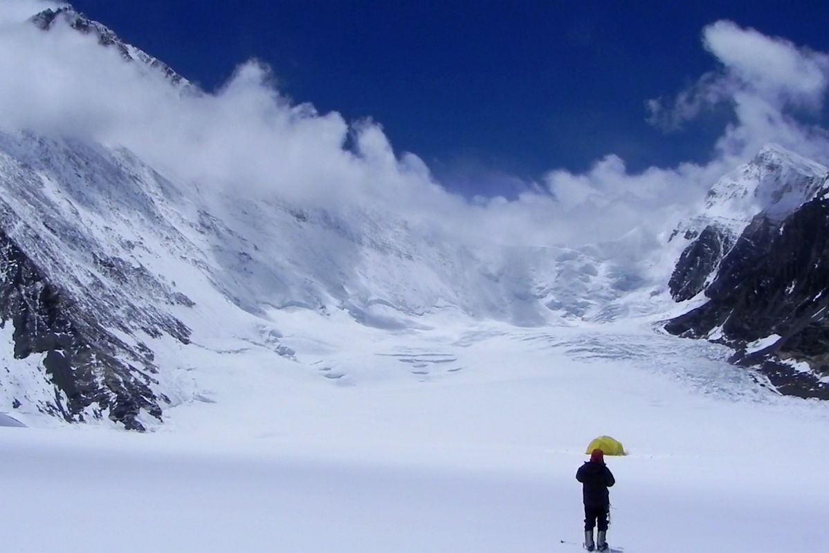 75 Jerome Ryan Arrives Back In Camp I After Descending From The Lhakpa Ri Summit In A little Over Two Hours 